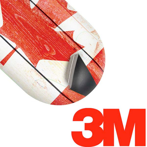 Canada Flag Light Wood Galaxy Buds Skin